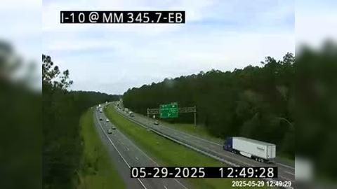 Traffic Cam Jacksonville: I-10 @ MM 345.7