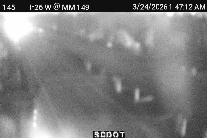 Traffic Cam Camburg Acres: I-26 W @ MM 149