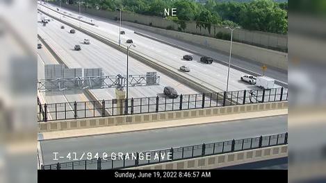 Traffic Cam Copernicus Park: I-41/I-94 @ Grange Ave