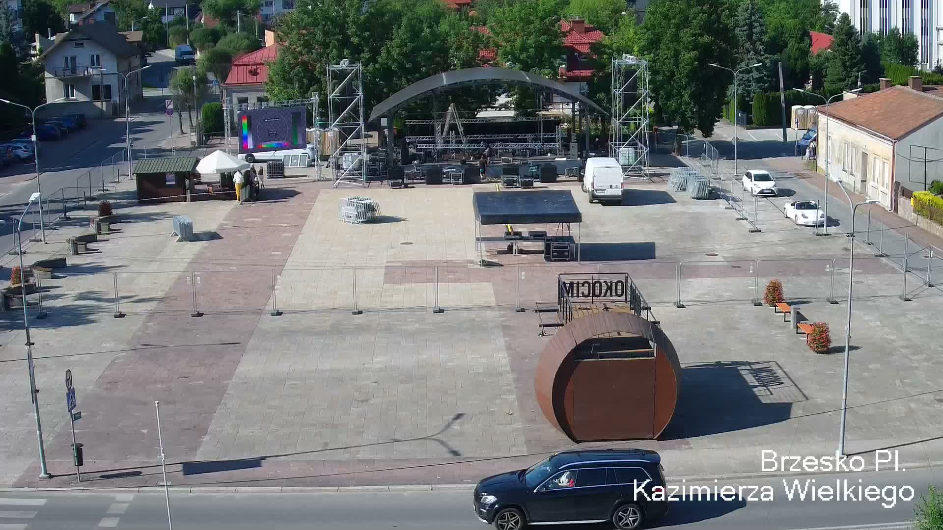 Traffic Cam Brzesko › North: pl. Kazimierza Wielkiego