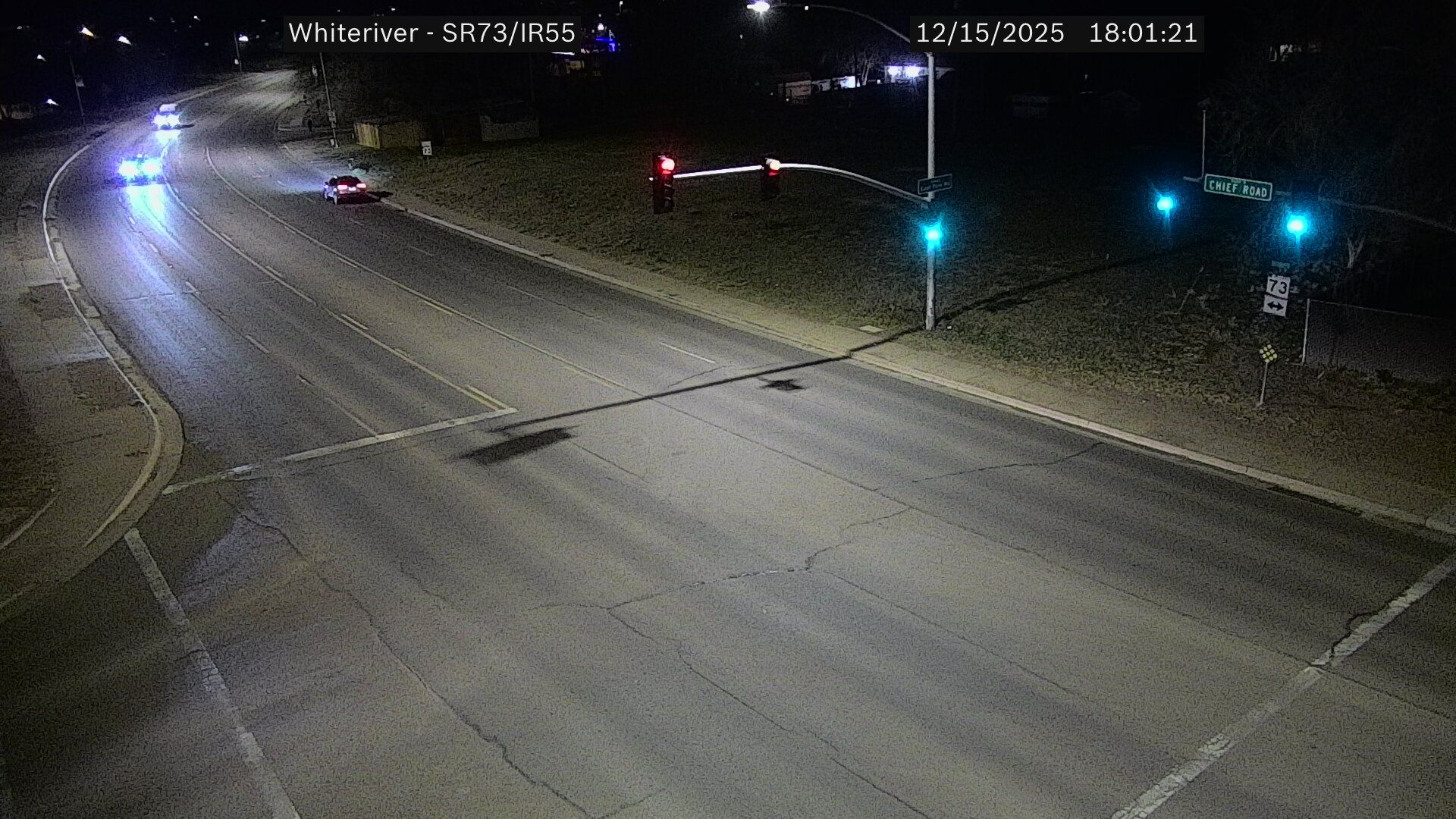 Traffic Cam Whiteriver › North: SR-73 NB 338.80 @IR55