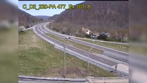 Traffic Cam Lamar Township: US 220 @ PA 477 SALONA EXIT