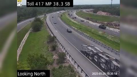 Traffic Cam Bertha: SR-417 MM 38.3 SB