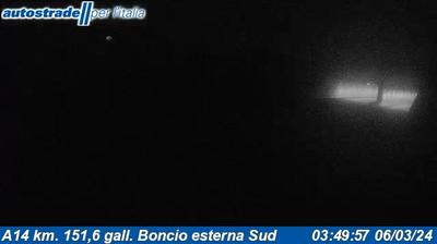 Preview delle webcam di Gradara: A14 km. 151,6 gall. Boncio esterna Sud