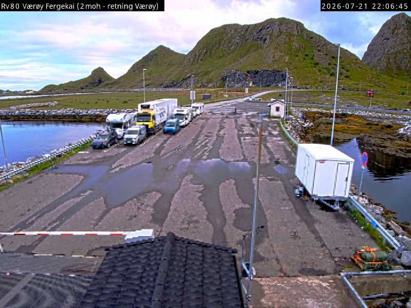 Værøy på dagtid