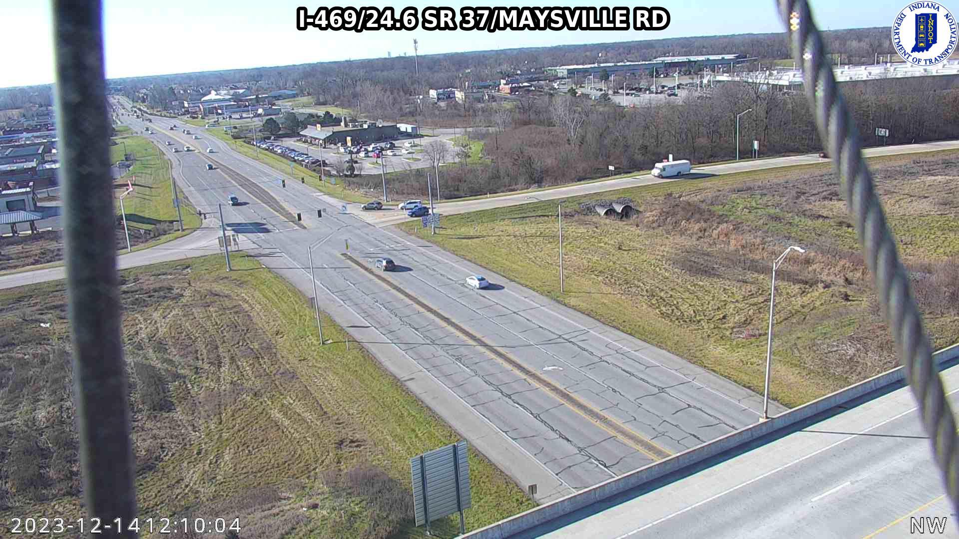Traffic Cam Thurman: I-469: I-469/24.6 SR 37/MAYSVILLE RD