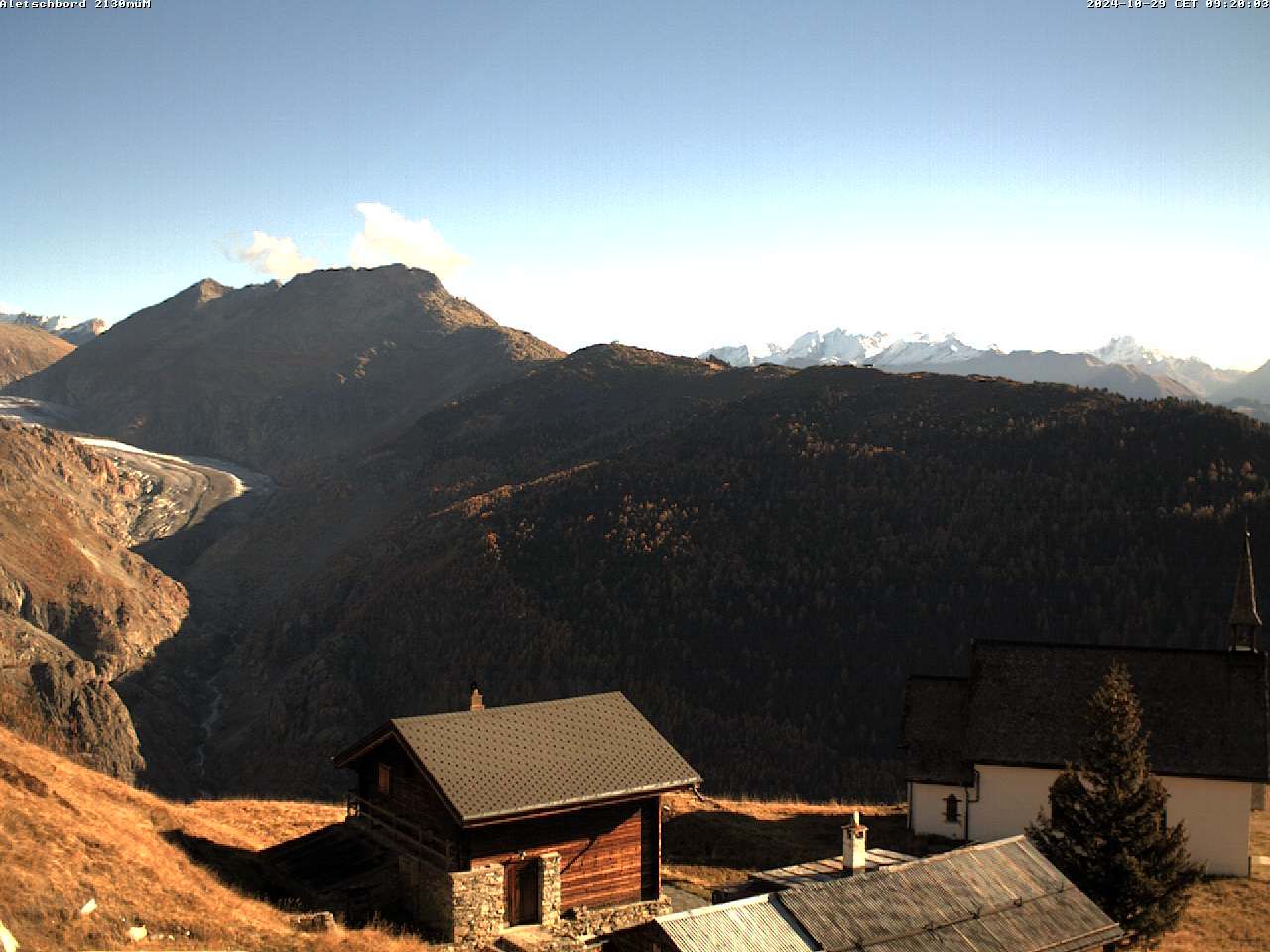 Naters: Belalp Aletschbord auf den grossen Aletschgletscher