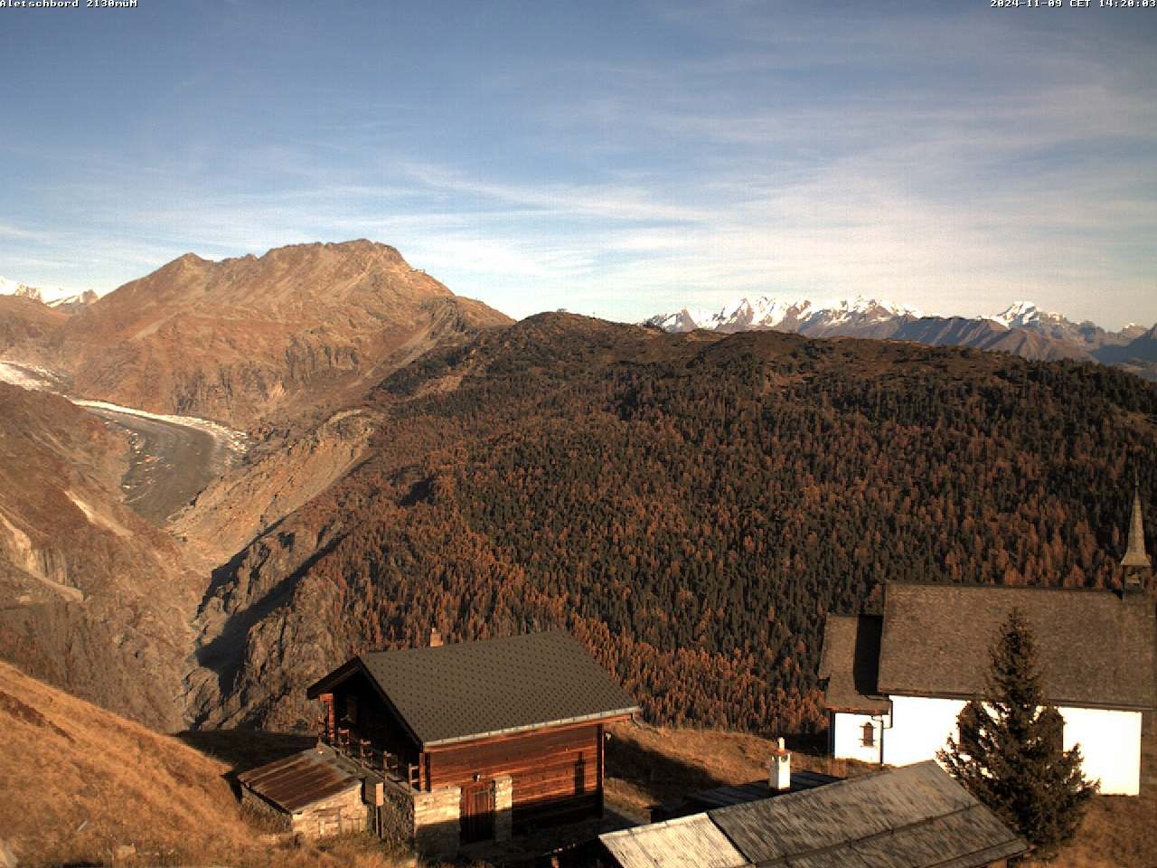 Naters: Belalp Aletschbord auf den grossen Aletschgletscher