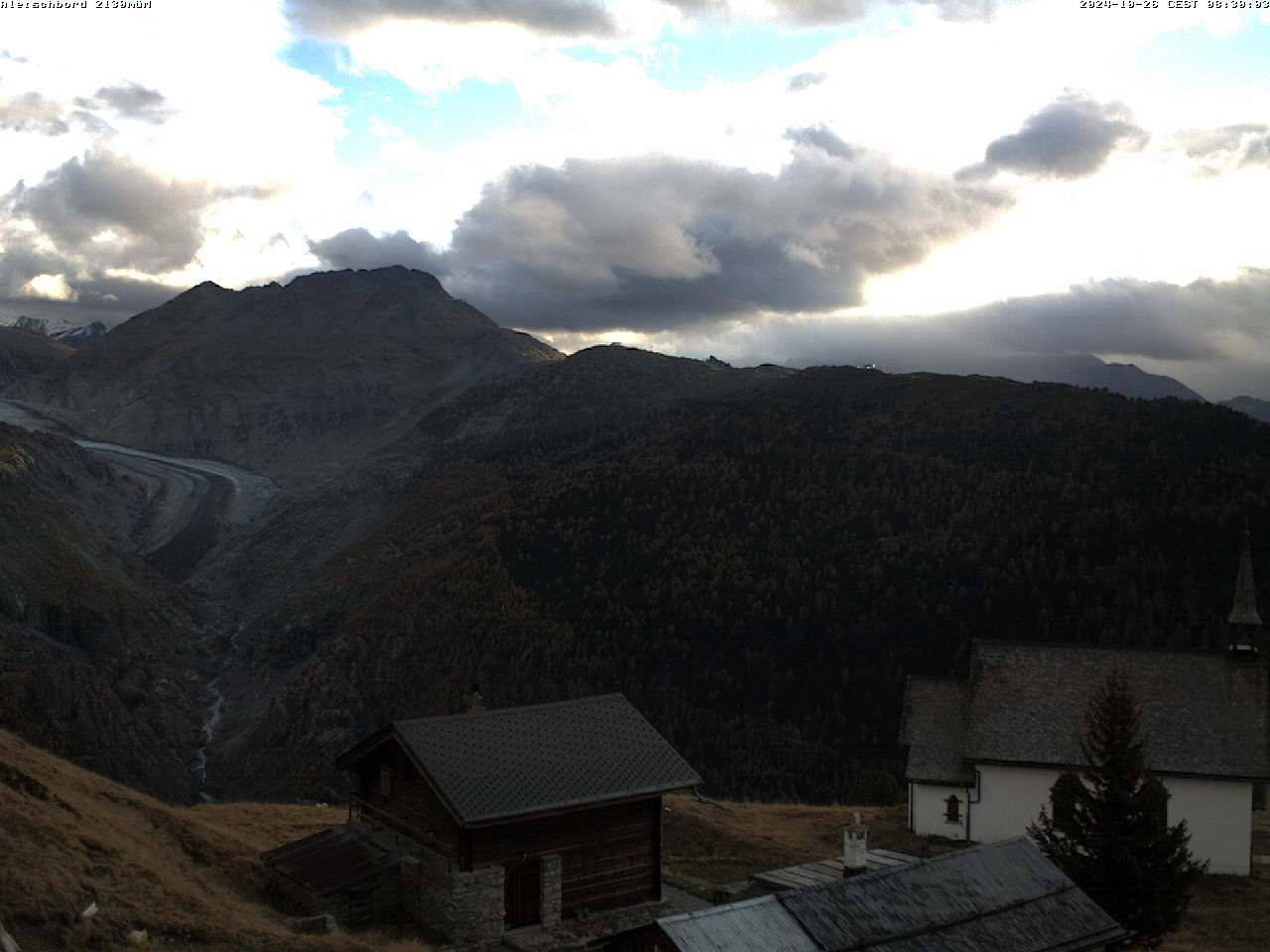 Naters: Belalp Aletschbord auf den grossen Aletschgletscher