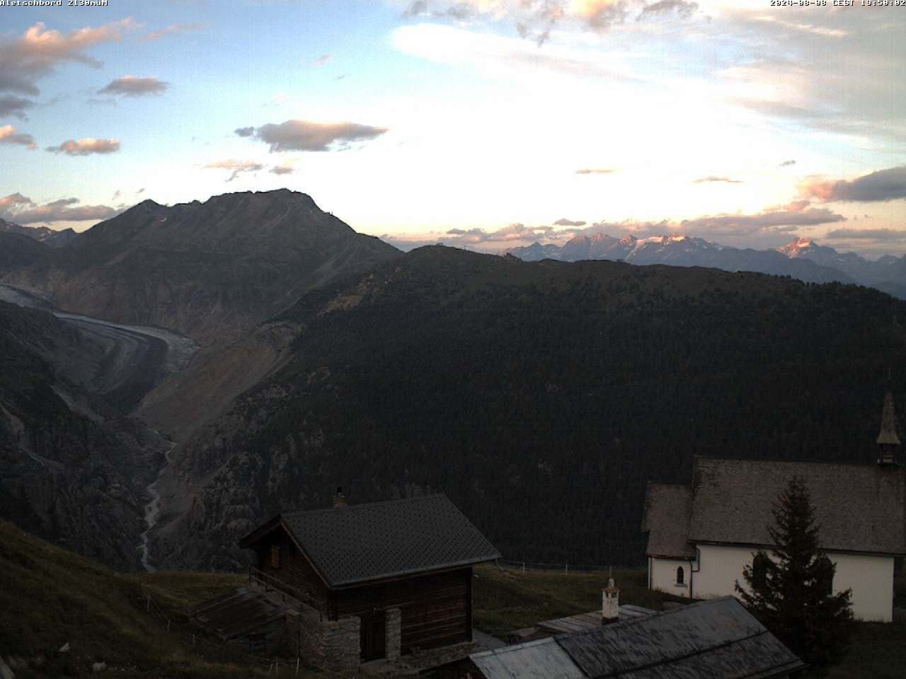 Naters: Belalp Aletschbord auf den grossen Aletschgletscher