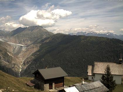 Naters: Belalp Aletschbord auf den grossen Aletschgletscher