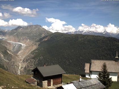 Naters: Belalp Aletschbord auf den grossen Aletschgletscher