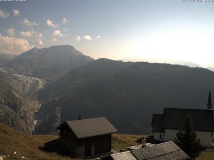 Naters: Belalp Aletschbord auf den grossen Aletschgletscher