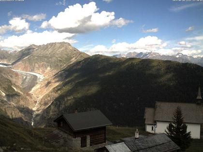 Naters: Belalp Aletschbord auf den grossen Aletschgletscher