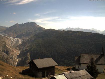 Naters: Belalp Aletschbord auf den grossen Aletschgletscher