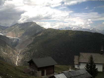 Naters: Belalp Aletschbord auf den grossen Aletschgletscher