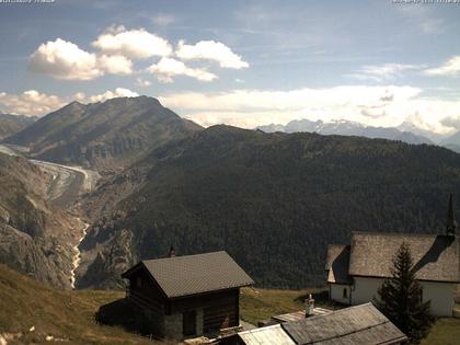 Naters: Belalp Aletschbord auf den grossen Aletschgletscher