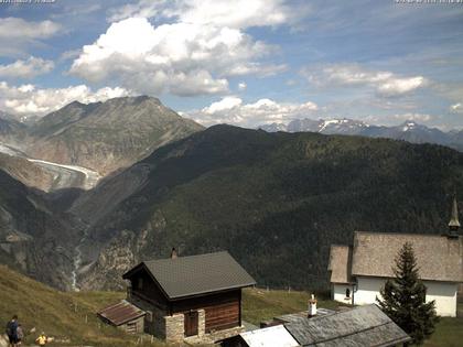 Naters: Belalp Aletschbord auf den grossen Aletschgletscher