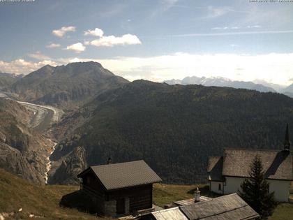 Naters: Belalp Aletschbord auf den grossen Aletschgletscher