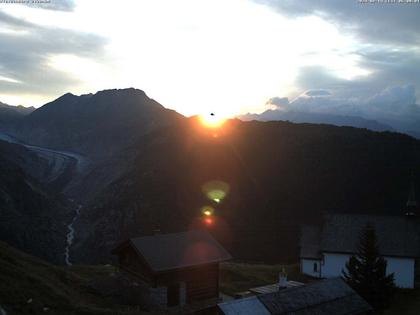 Naters: Belalp Aletschbord auf den grossen Aletschgletscher