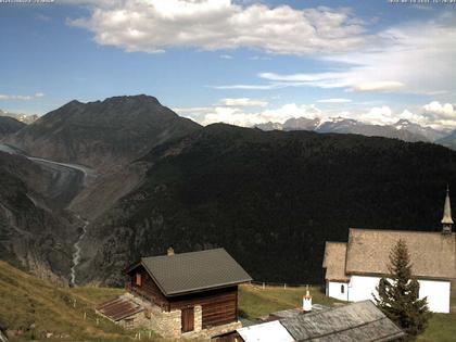 Naters: Belalp Aletschbord auf den grossen Aletschgletscher