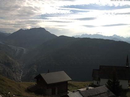 Naters: Belalp Aletschbord auf den grossen Aletschgletscher