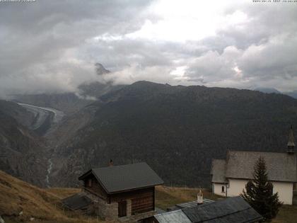 Naters: Belalp Aletschbord auf den grossen Aletschgletscher