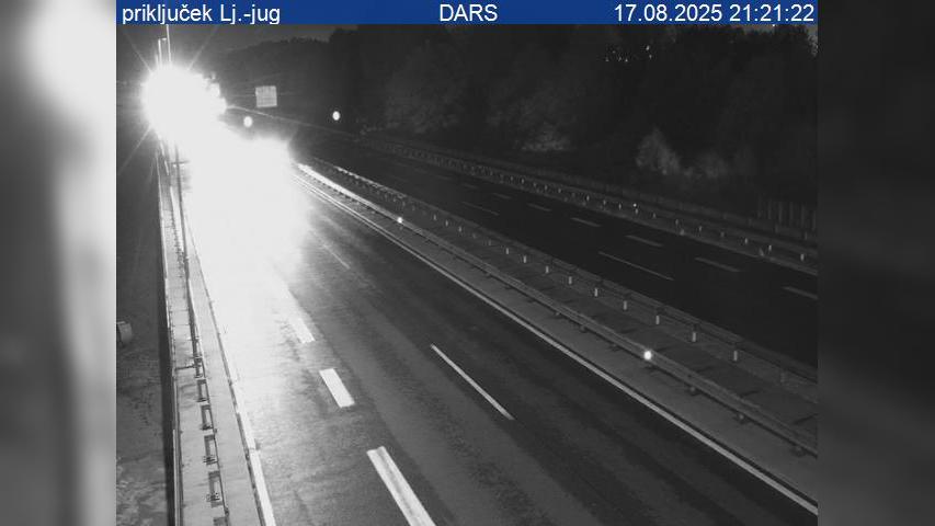 Skofljica: A1/A2/E70, Ljubljana - južna obvoznica, razcep Malence