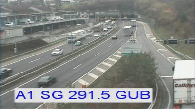 Weiningen: A1 - Westportal Gubristtunnel, Blickrichtung St.Gallen