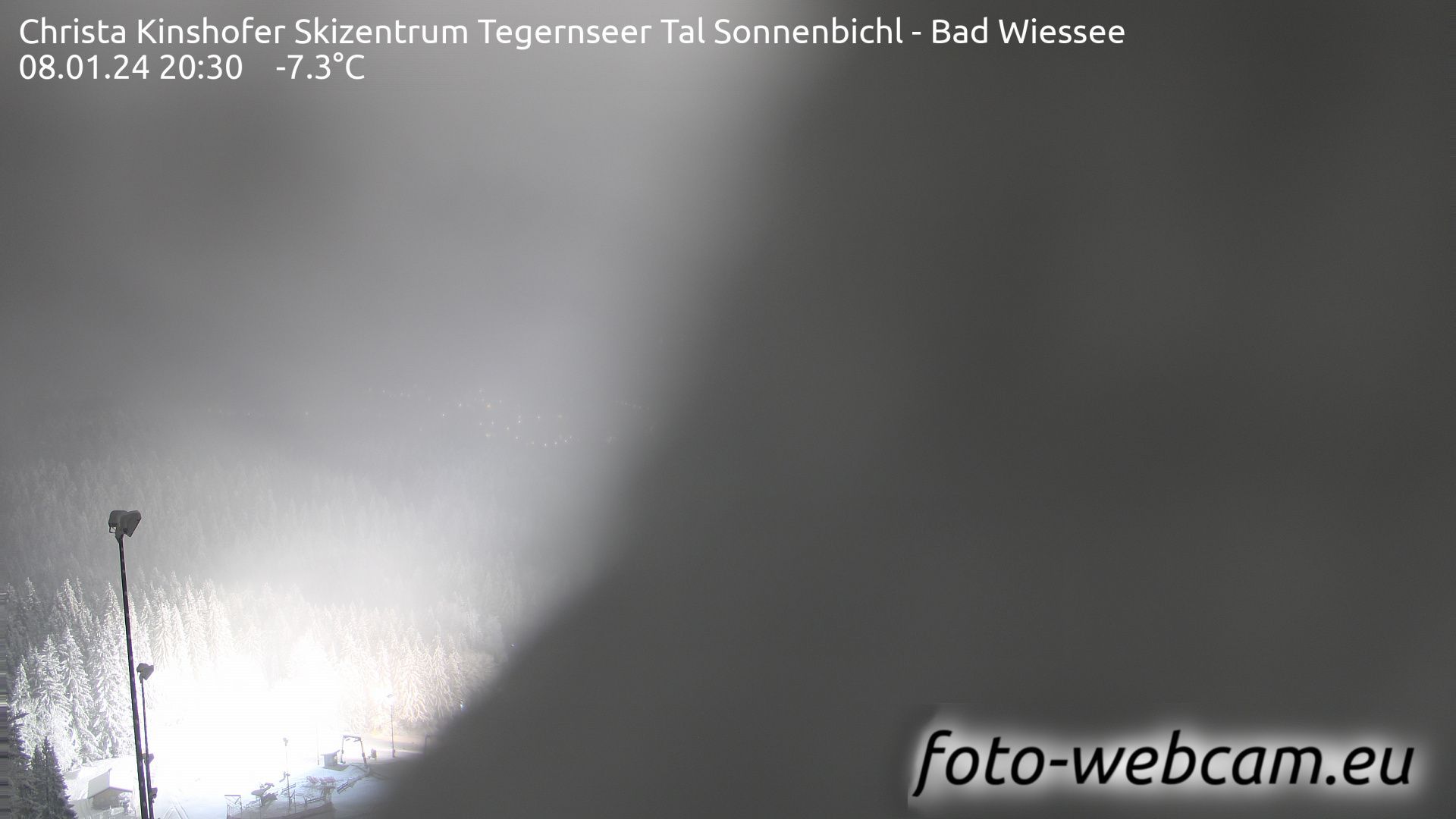 Traffic Cam Unterwossen: Christa Kinshofer Skizentrum Tegernseer Tal Sonnenbichl - Bad Wiessee