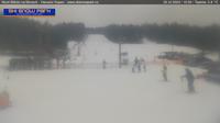 Nove Mesto na Morave: Harusův kopec - sjezdovka (pohled zdola)