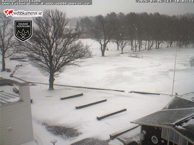Traffic Cam Kalmar › South-East: Hole no 1 - golf clubb