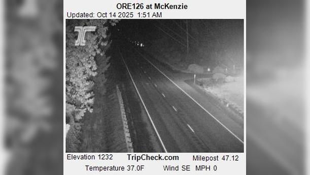 Traffic Cam Rainbow: ORE126 at McKenzie