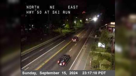 Traffic Cam South Lake Tahoe › East: Hwy 50 at Ski Run