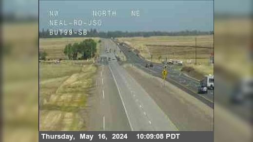 Traffic Cam Chico: Hwy 99 at Neal