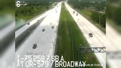 Traffic Cam Mango: I-75 at CR-574 - Broadway Ave