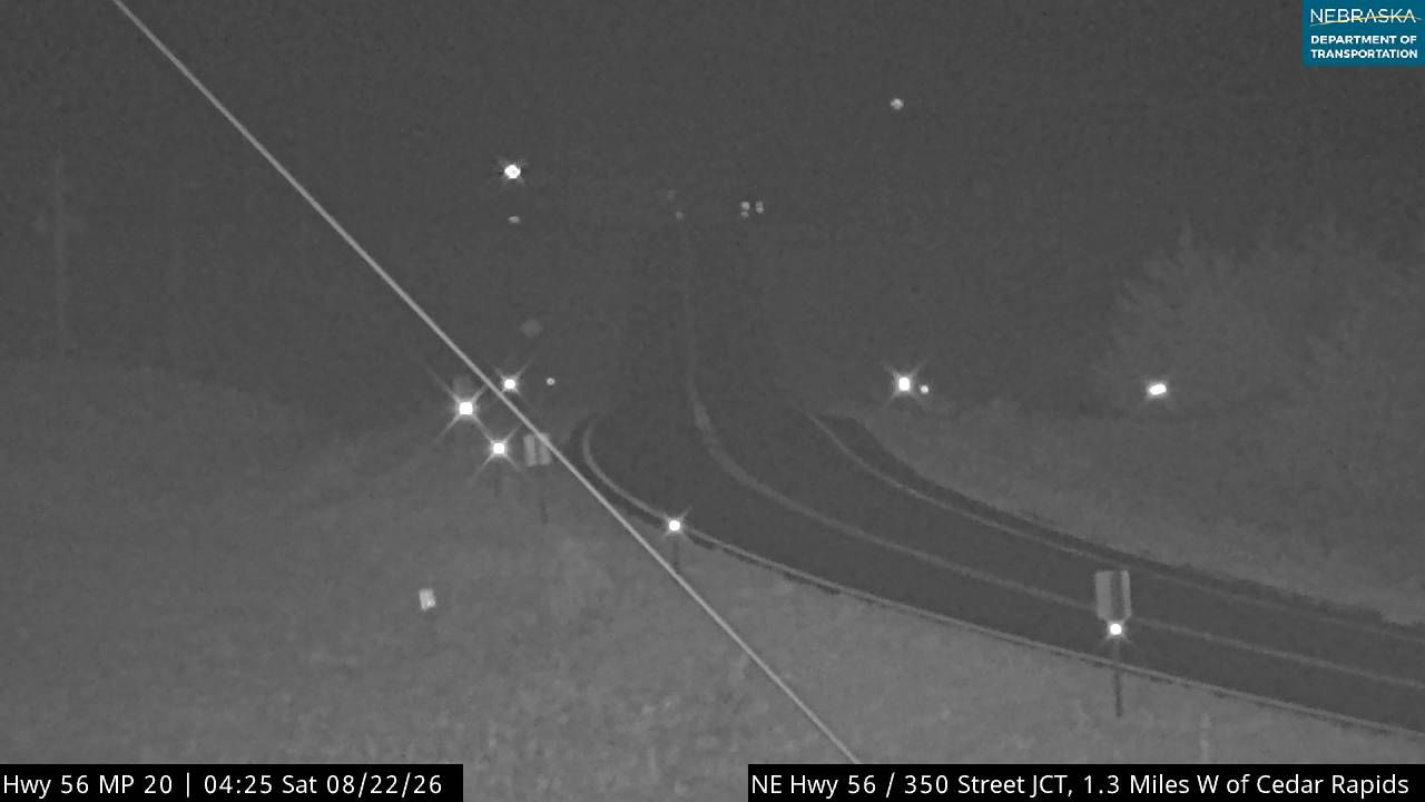 Traffic Cam Cedar Rapids › East: NE 56: W of - East