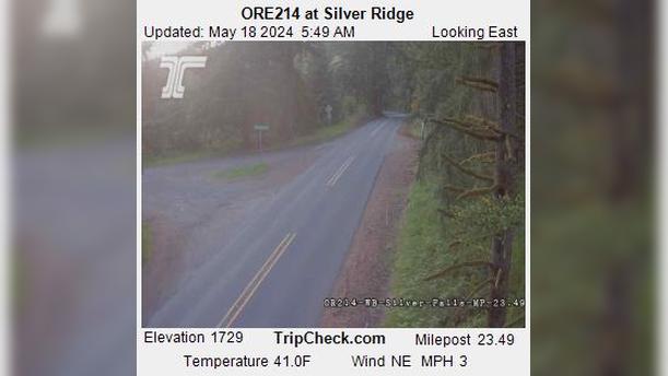 Traffic Cam Lyons: ORE214 at Silver Creek