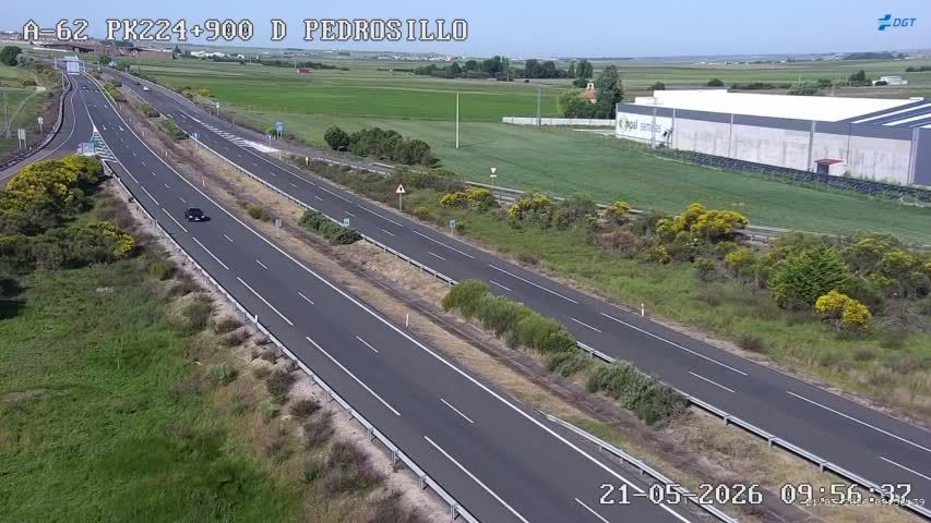 Traffic Cam Pedrosillo el Ralo: Autovía de Castilla
