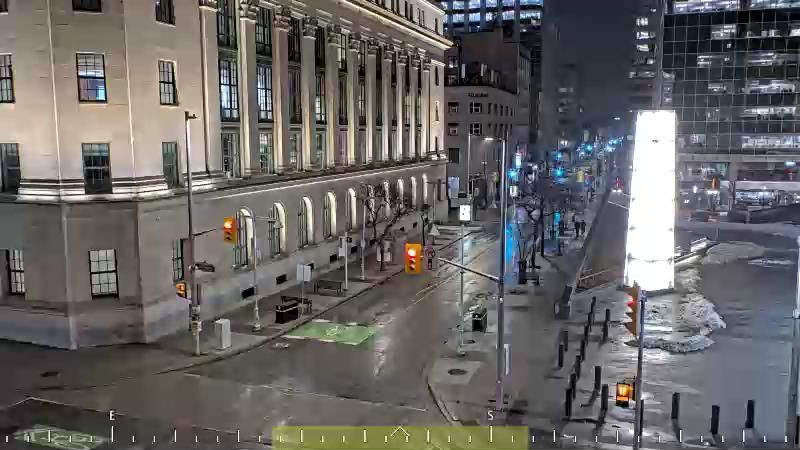 Traffic Cam (Old) Ottawa: Wellington Street & Bank Street