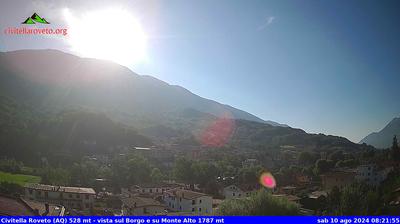 immagine della webcam nei dintorni di Ovindoli: webcam Civitella Roveto