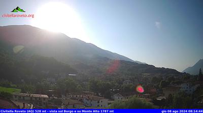 immagine della webcam nei dintorni di Guarcino: webcam Civitella Roveto