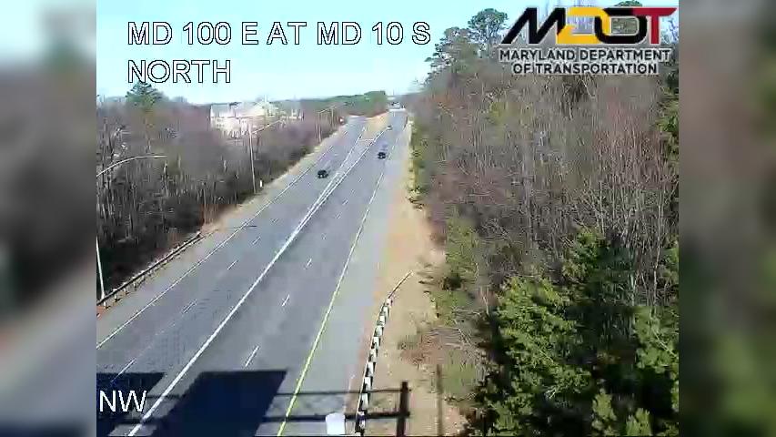 Traffic Cam Lipins Corner: MD 100 E AT MD 10 S (502029)