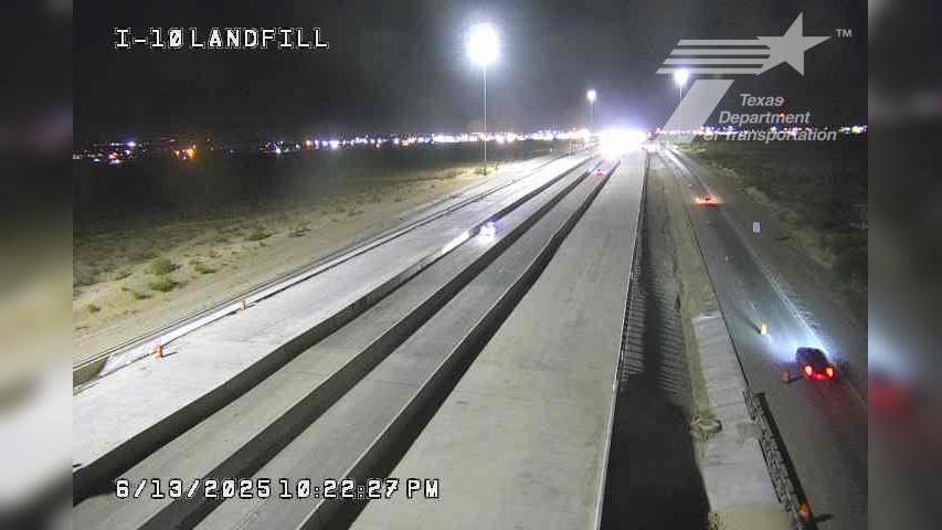Traffic Cam El Paso › West: I-10 @ Landfill