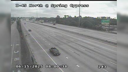 Traffic Cam Old Town Spring › South: IH-45 North @ Spring Cypress