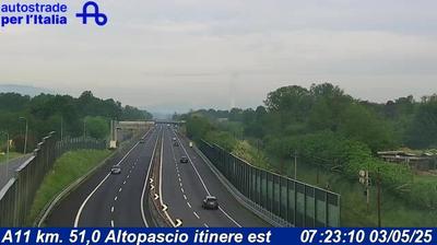 Preview delle webcam di Altopascio: A11 km. 51,0 - itinere est