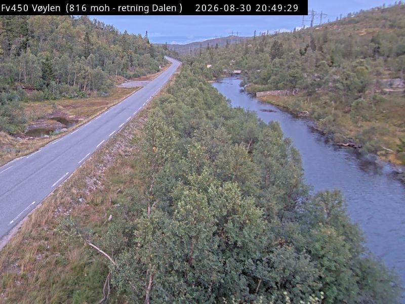Traffic Cam Hallbjonn hoyfjellsenter: F450 Vøylen (Setesdal)