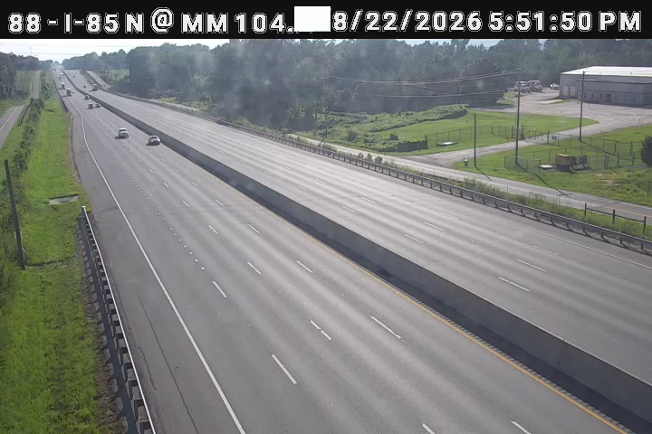 Traffic Cam Grover: I-85 S @ MM 104.2
