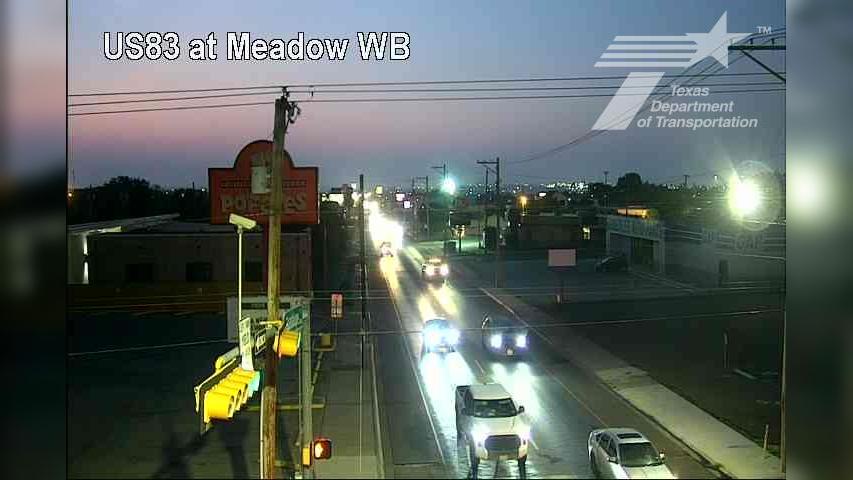 Traffic Cam Laredo › West: US 83 at Meadow WB