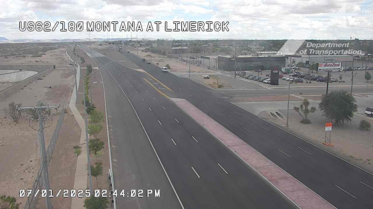 Traffic Cam El Paso › West: US-62/180-Montana @ Limerick